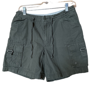Guide Series Women’s Cargo Utility Shorts Size‎ 8 Cotton Hiking Outdoor Olive